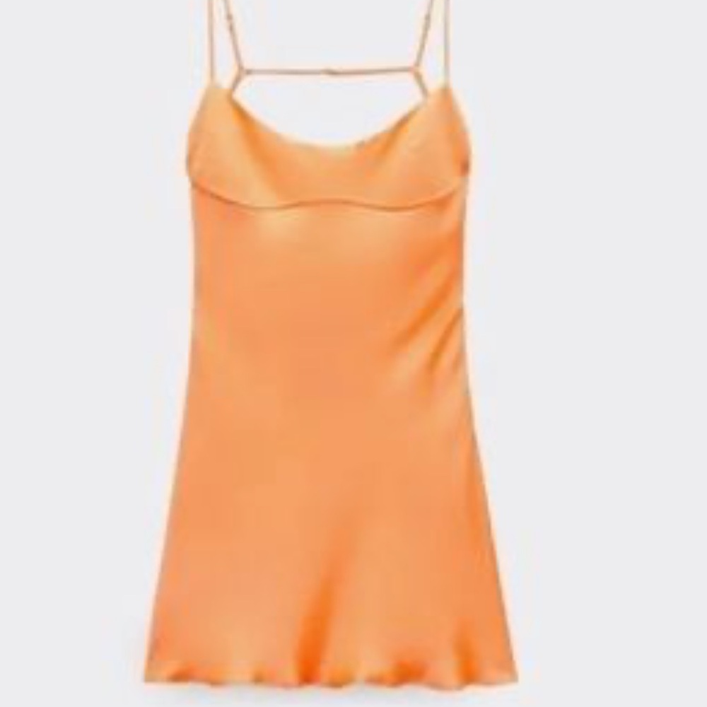Zara Orange Dress BRAND NEW